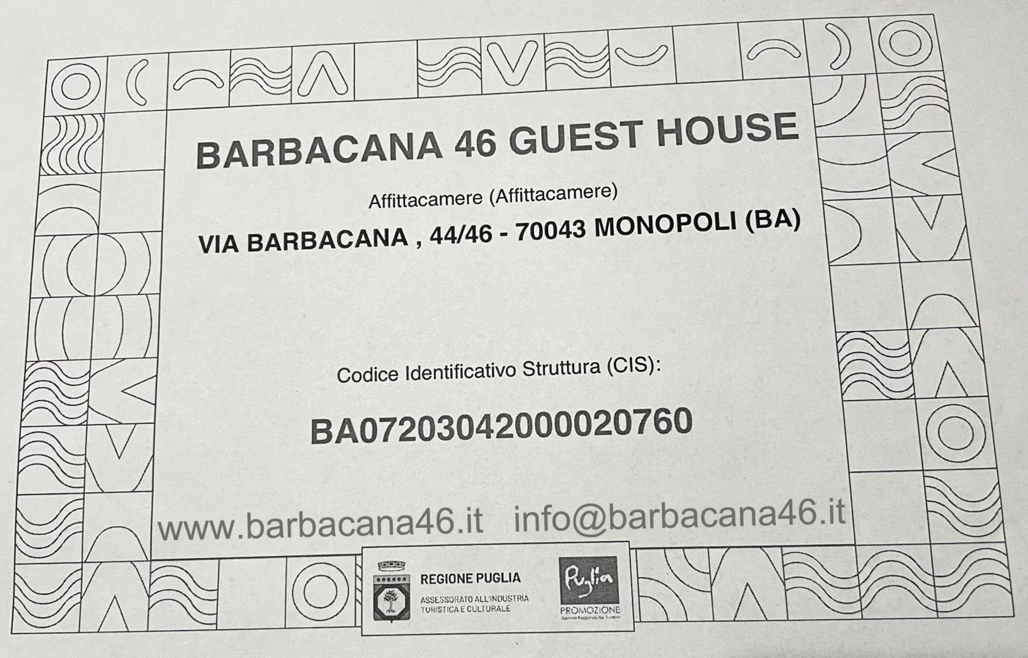 Barbacana46 Guest House Monopoli Exterior photo